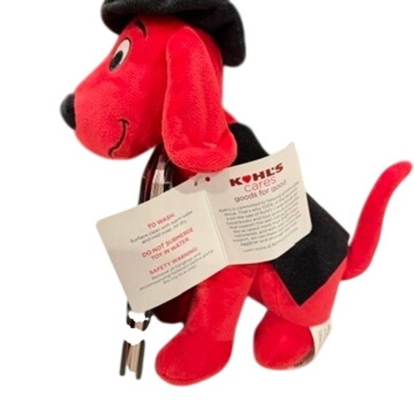 Clifford the Big Red Dog Plush Hat Book Character Stuffed Toy - Picture 3 of 5